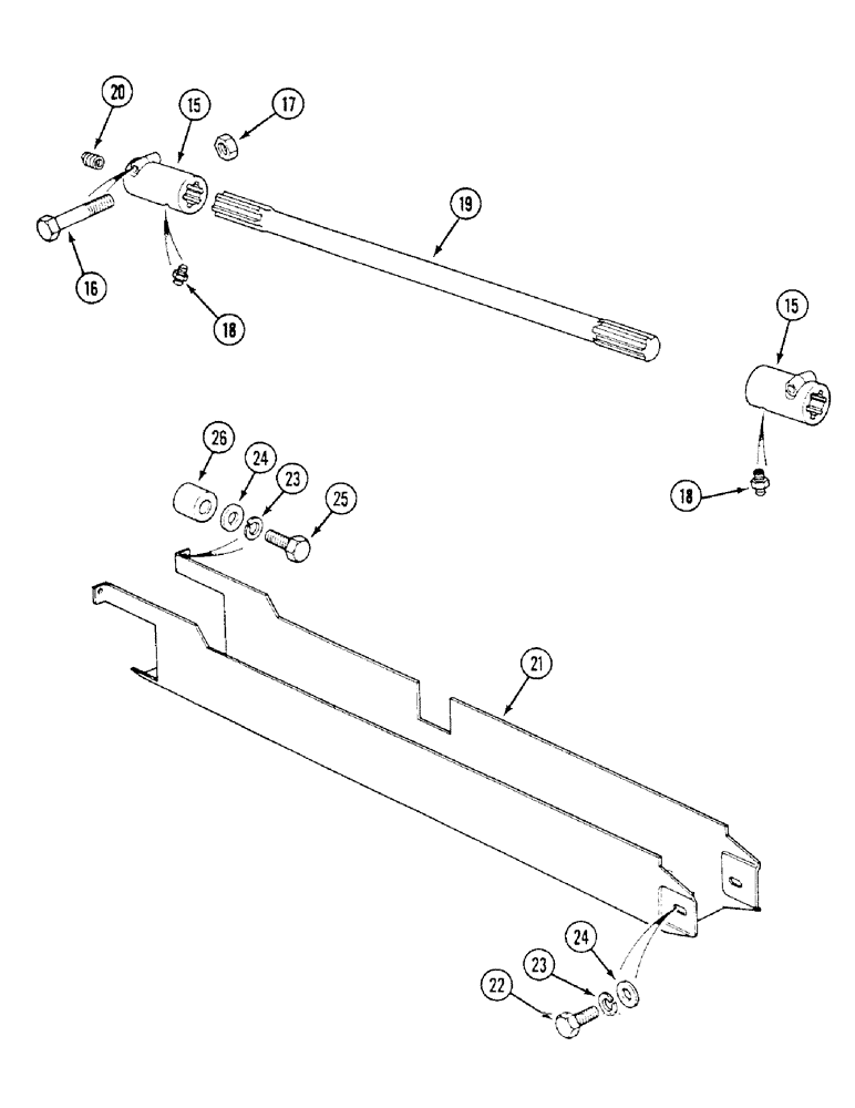 Схема запчастей Case IH 1294 - (5-120) - FRONT DRIVE - MFD (05) - STEERING