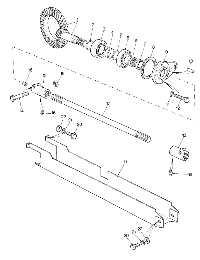 Схема запчастей Case IH 1290 - (G-08) - FRONT DRIVE, MFD CARRARO AXLE (04) - FRONT AXLE