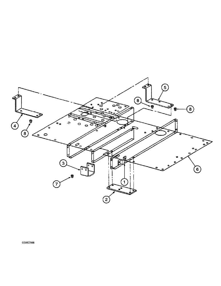 Схема запчастей Case IH 1400 - (8-28) - VALVE MOUNTING (07) - HYDRAULICS