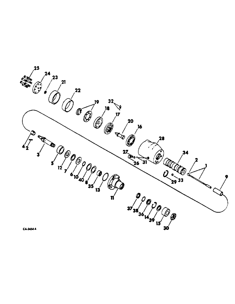 Схема запчастей Case IH 2400 - (10-19) - HYDRAULICS, HYDROSTATIC INTEGRAL STEERING ASSEMBLY (07) - HYDRAULICS