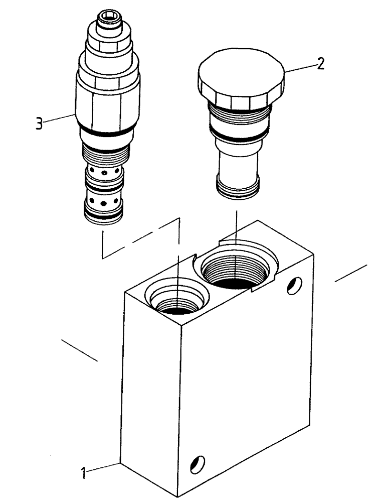 Схема запчастей Case IH 7000 - (B04-90) - HYDRAULIC DUMP RELIEF VALVE Hydraulic Components & Circuits