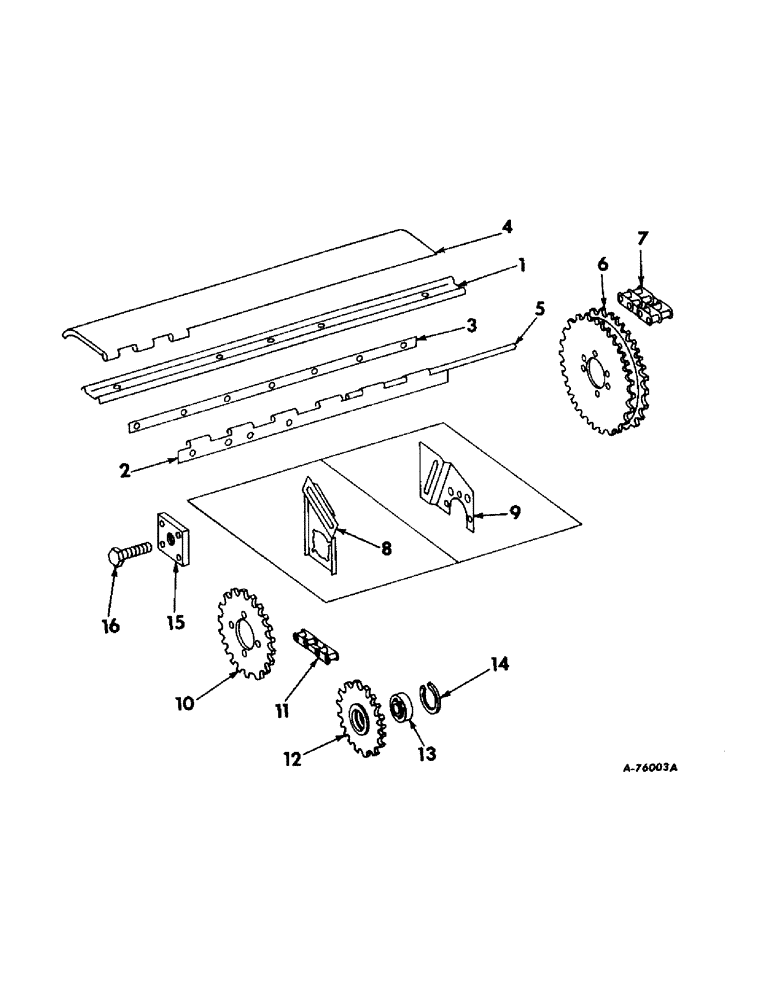 Схема запчастей Case IH 429 - (B-21[A]) - COMPLETING PARTS FOR WINDROW SPECIAL COMBINE (58) - ATTACHMENTS/HEADERS