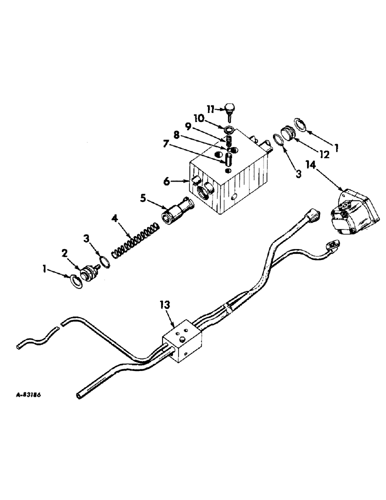 Схема запчастей Case IH B414 - (108) - STEERING MECHANISM, FLOW CONTROL VALVE AND PIPES, UP TO B-414/21195 Steering Mechanism