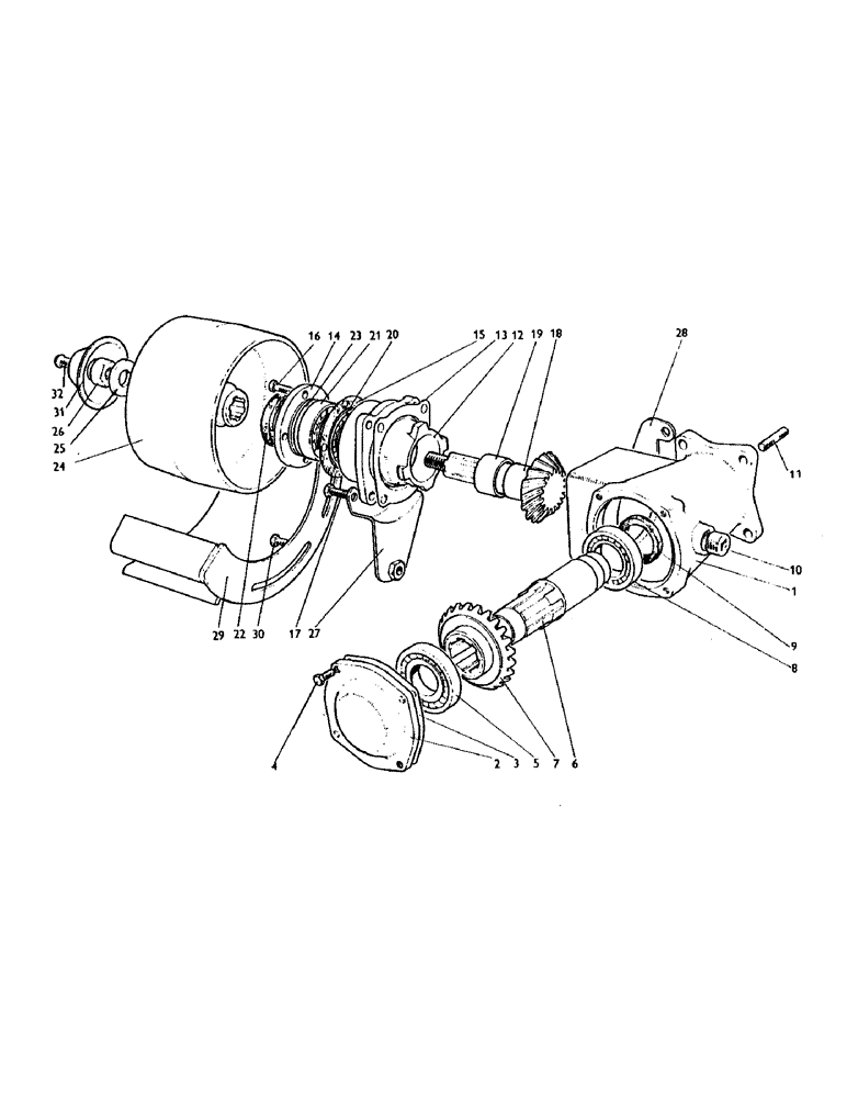 Схема запчастей Case IH 1210 - (J10) - PTO AND BELT PULLEYS, BELT PULLEY UNIT - 5-1/8 IN WIDE PULLEY, U2056, OPTIONAL EQUIPMENT Auxiliary Drive Units