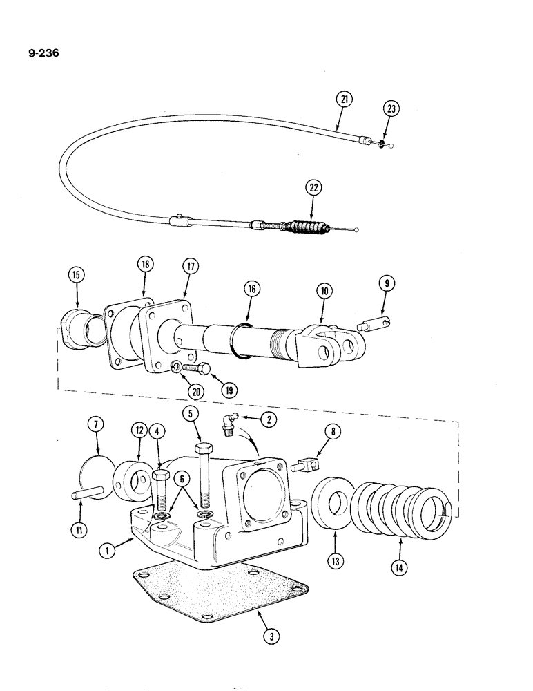 Схема запчастей Case IH 1194 - (9-236) - SINGLE-RATE SENSING UNIT (09) - CHASSIS/ATTACHMENTS