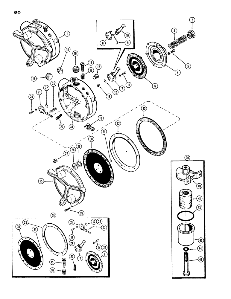 Схема запчастей Case IH 530 - (060) - LPG REGULATOR, 530, 159, SPARK IGNITION ENGINE (03) - FUEL SYSTEM