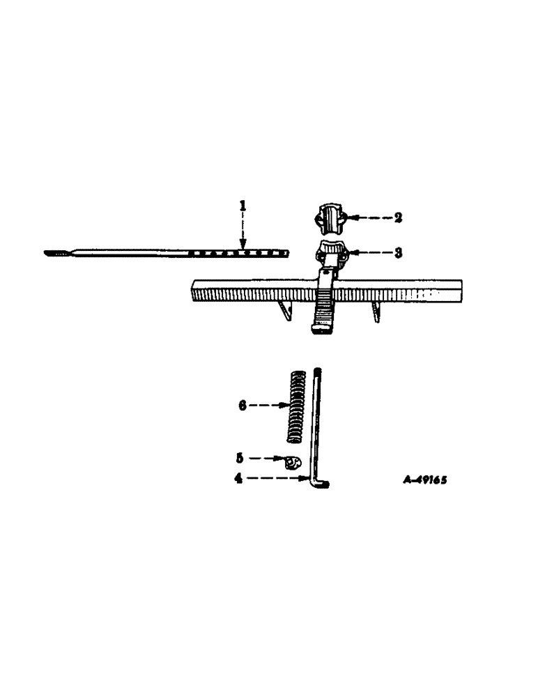 Схема запчастей Case IH 184 - (A-15) - SINGLE TOOL BAR 