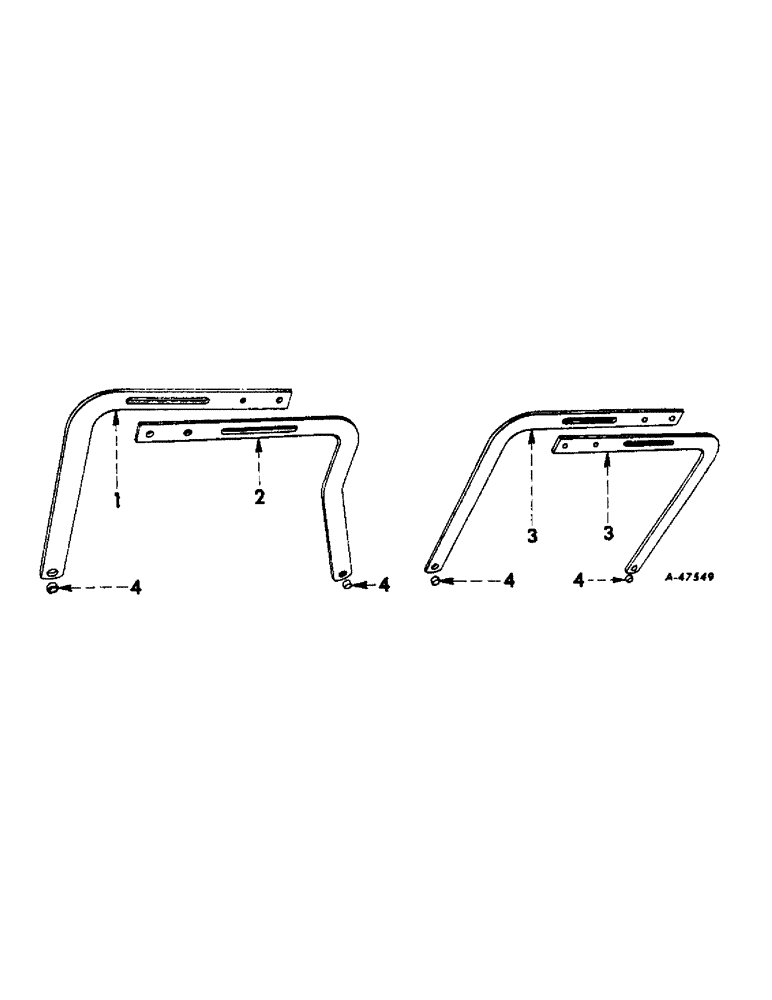 Схема запчастей Case IH 665A - (AE-18) - JOCKEY ARCH 