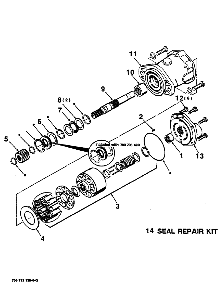 Схема запчастей Case IH SC416 - (8-06) - HYDROSTATIC PUMP, PTO ASSEMBLY, 540 RPM, 700700937 HYDROSTATIC PUMP ASSEMBLY COMPLETE (08) - HYDRAULICS