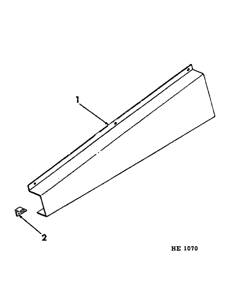 Схема запчастей Case IH 275 - (L-49) - EXTENSION DRIVE SHIELD, (1970 AND SINCE) 