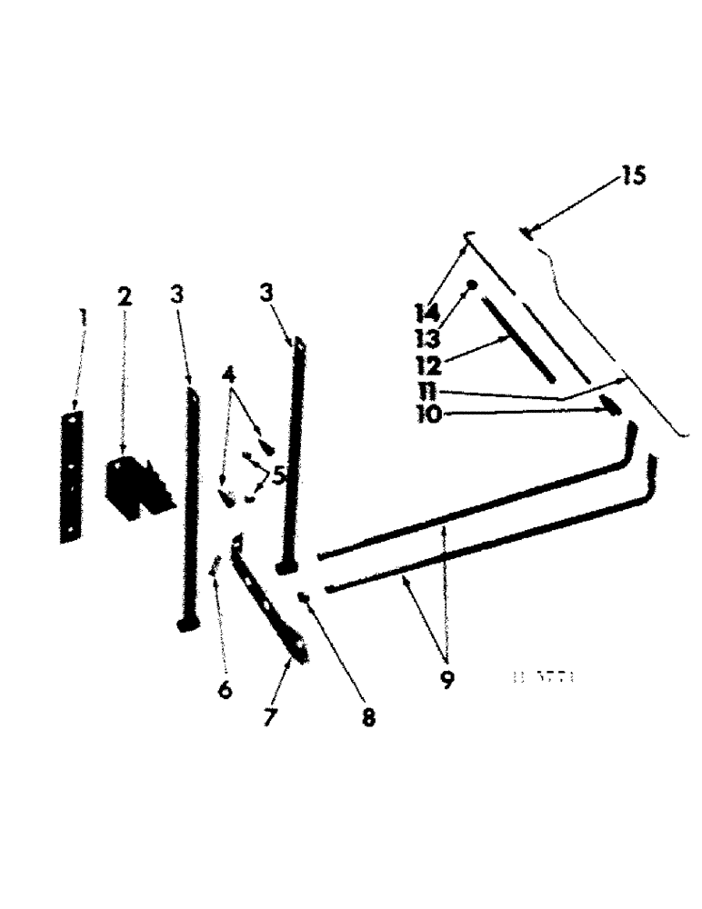 Схема запчастей Case IH 130 - (H-25) - FEED CONTROL ROPE UNIT 