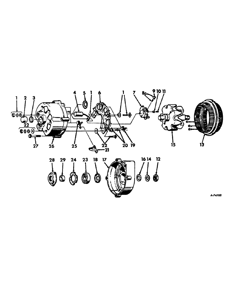 Схема запчастей Case IH 664 - (08-03) - ELECTRICAL, ALTERNATOR GENERATOR, DELCO REMY (06) - ELECTRICAL