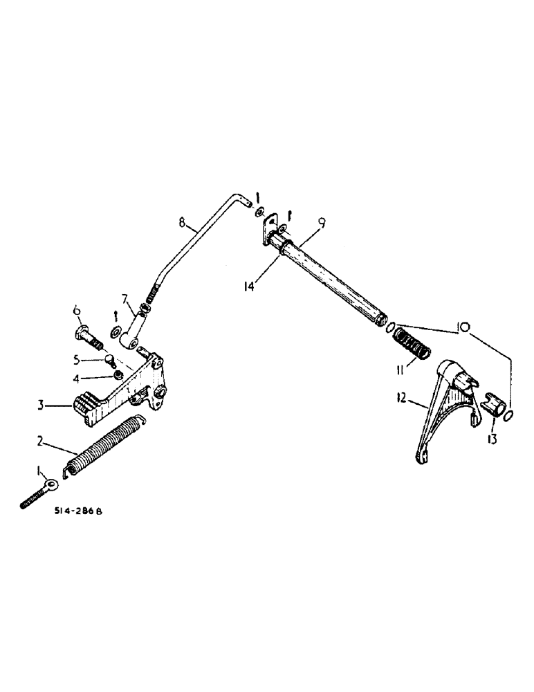 Схема запчастей Case IH 884 - (07-13) - DIFFERENTIAL LOCK (04) - Drive Train