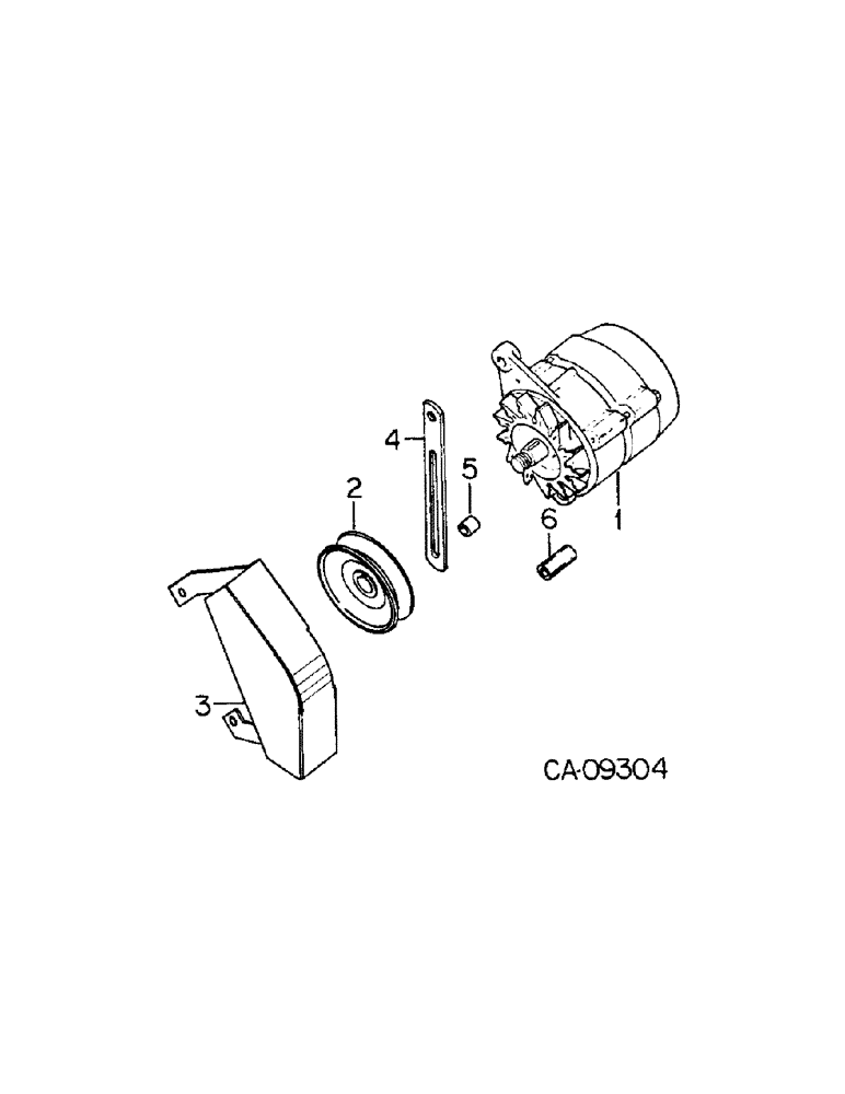 Схема запчастей Case IH 484 - (08-01[A]) - ELECTRICAL, ALTERNATOR AND CONNECTIONS, FOR TRACTORS WHICH WILL BE EQUIPPED WITH SIMS CAB (06) - ELECTRICAL