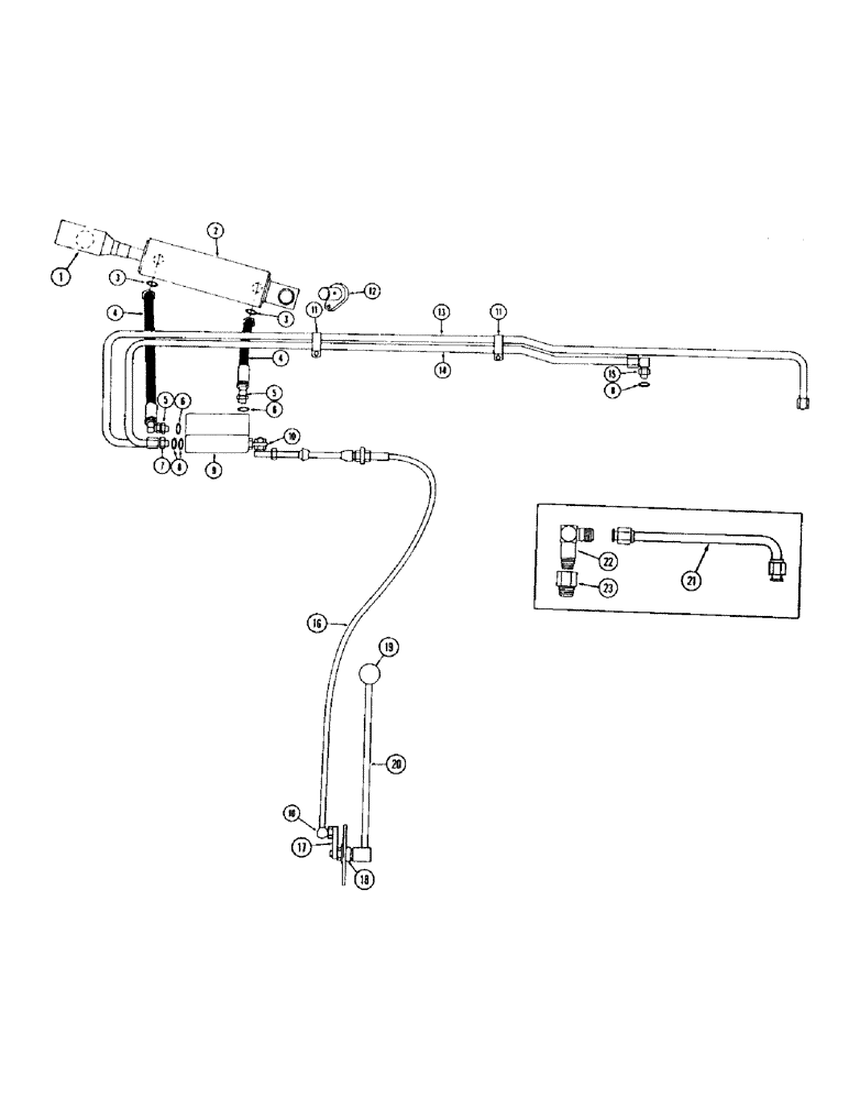 Схема запчастей Case IH 1470 - (124) - REAR AXLE CONTROL ASSEMBLY (08) - HYDRAULICS