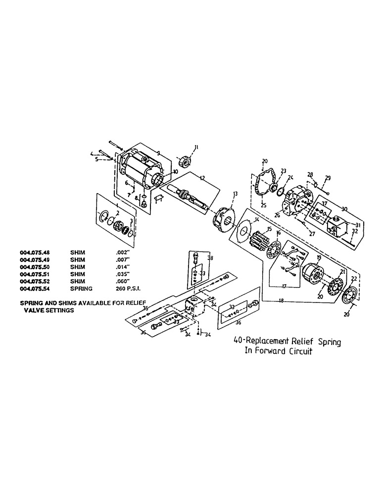 Схема запчастей Case IH 7000 - (B02-82) - HYDRAULIC MOTOR, TRACTION Hydraulic Components & Circuits