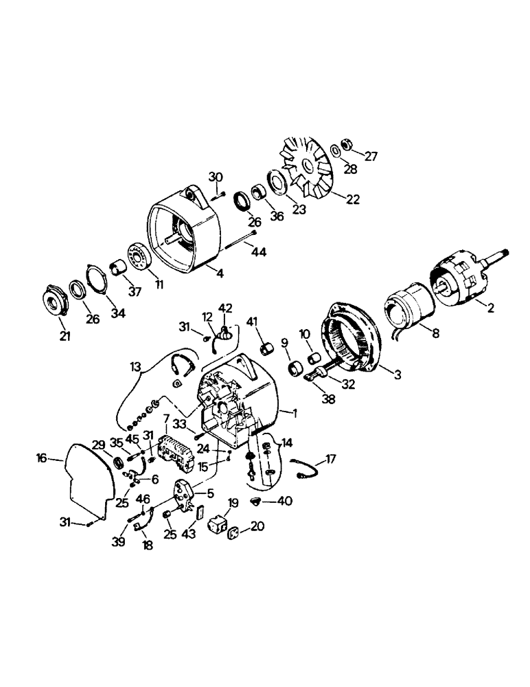 Схема запчастей Case IH ST220 - (02-12) - ALTERNATOR ASSEMBLY (06) - ELECTRICAL