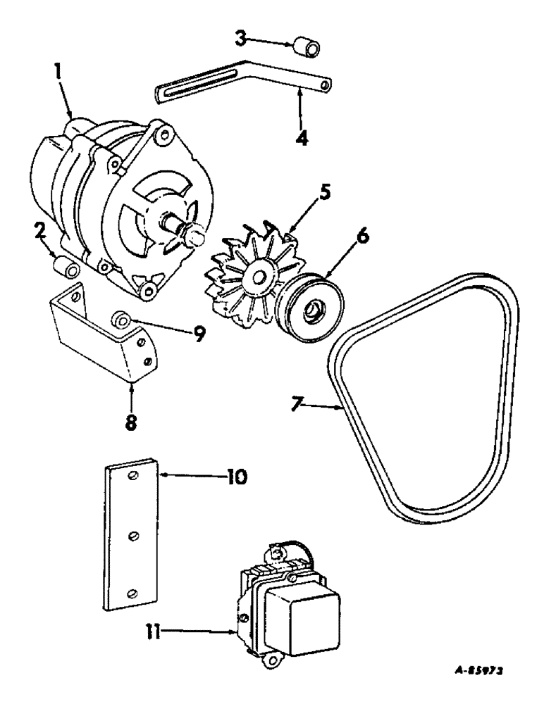 Схема запчастей Case IH 315 - (G-09) - ELECTRICAL SYSTEM, ALTERNATOR GENERATOR, VOLTAGE REGULATOR AND CONNECTIONS (06) - ELECTRICAL SYSTEMS