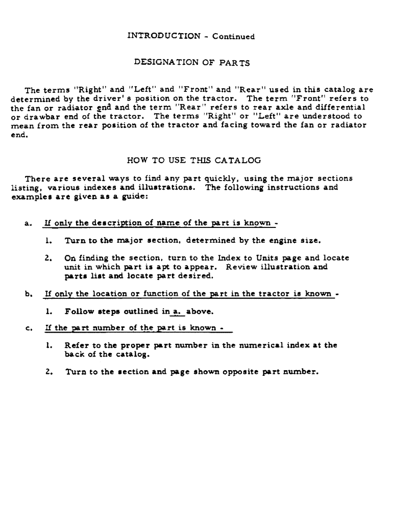 Схема запчастей Case IH C-291 - (4) - INTRODUCTION - CONTINUED 