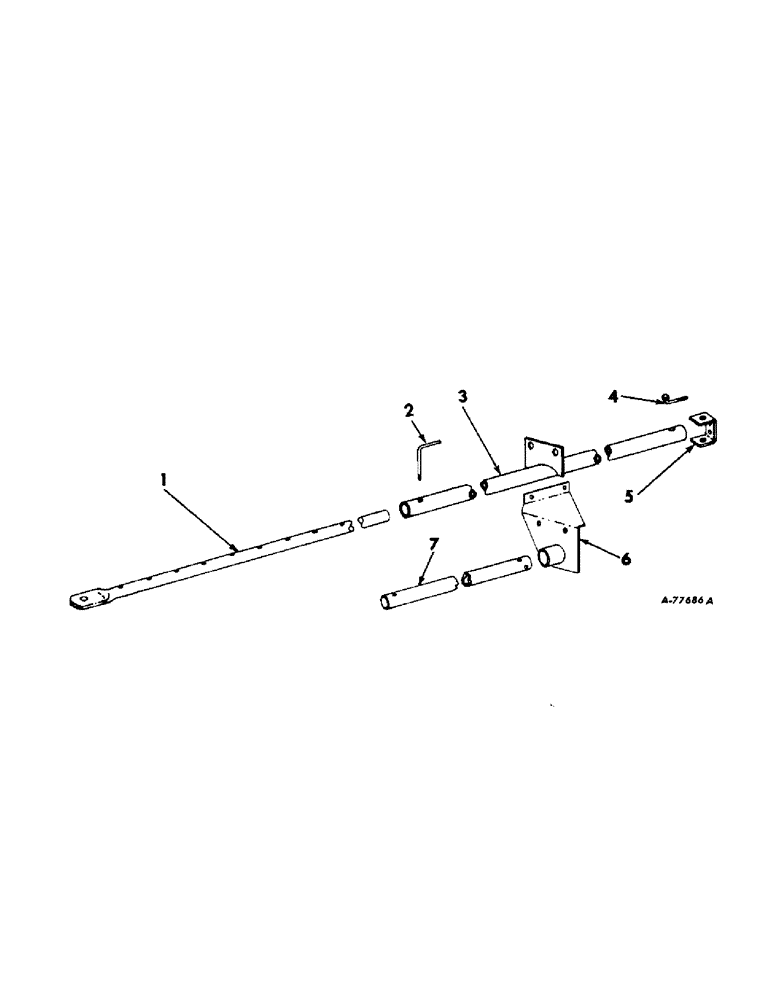 Схема запчастей Case IH 37 - (B-58) - TRAILER HITCH ATTACHMENT, WHEN ORDERED 