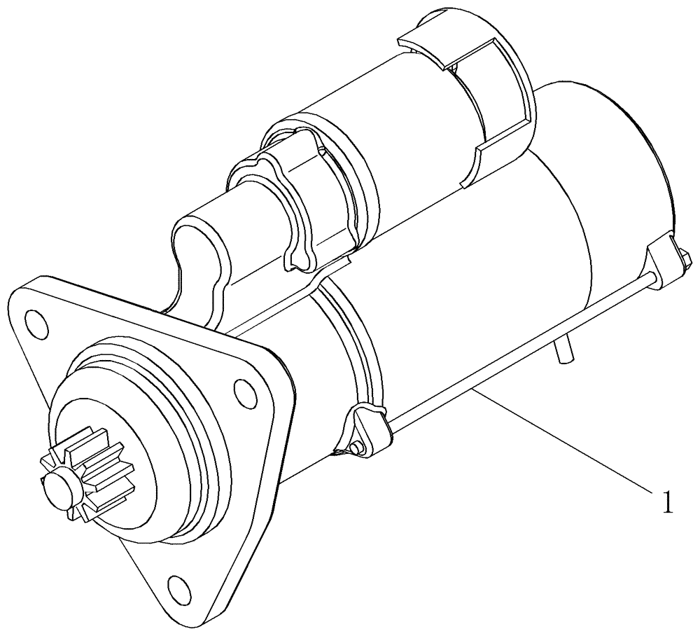 Схема запчастей Case IH 2388 - (04-39B) - STARTER ASSY - ISKRA BRAND - ASN JJC0276100 (06) - ELECTRICAL