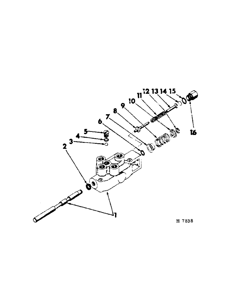 Схема запчастей Case IH 201 - (A-115[A]) - HYDRAULIC VALVE CONTROL, APPLICABLE TO AUGER PLATFORM, BUT ONLY WHEN EQUIPPED WITH MANUAL REEL LIFT (35) - HYDRAULIC SYSTEMS