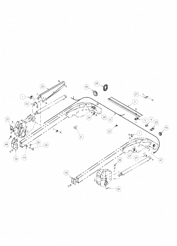 Схема запчастей Case IH 2162 - (09-28) - REEL HYDRAULICS - SINGLE REEL HEADERS - 2152 