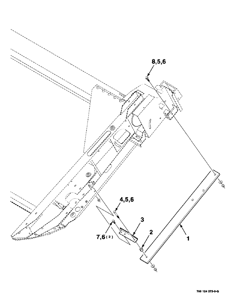 Схема запчастей Case IH 425 - (7-28) - WEIGHT ASSEMBLY (58) - ATTACHMENTS/HEADERS