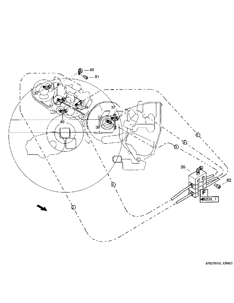 Схема запчастей Case IH 8790 - (236) - CENTRAL LUBRICATION SYSTEM, UNIT (71) - LUBRICATION SYSTEM