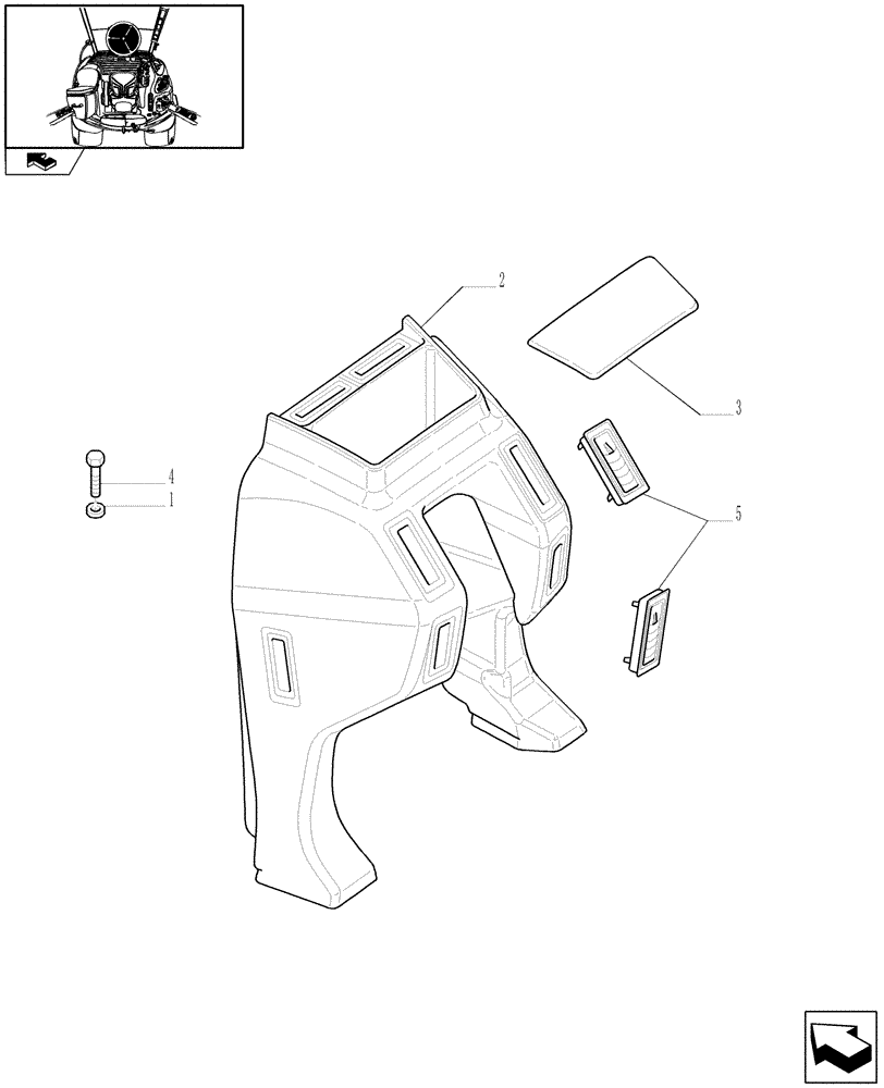 Схема запчастей Case IH PUMA 165 - (1.93.5) - PANEL INSTRUMENT (10) - OPERATORS PLATFORM/CAB