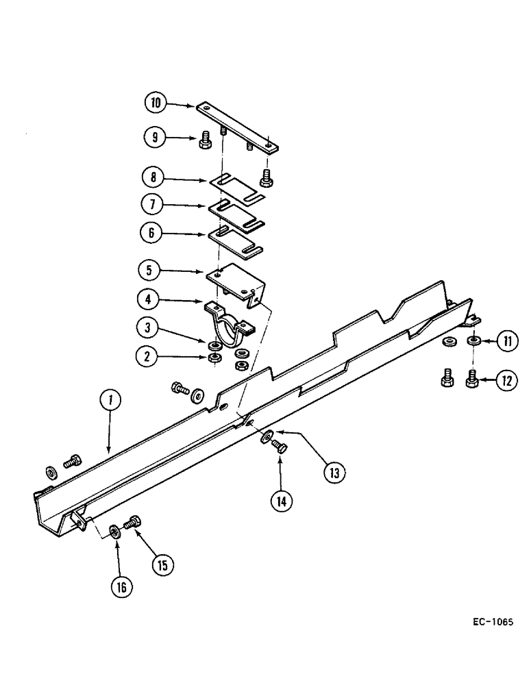 Схема запчастей Case IH 685 - (6-522   ) - DRIVE SHAFT SHIELD - 4 WHEEL DRIVE, 685 : 18001-, 885 : 18001- (06) - POWER TRAIN