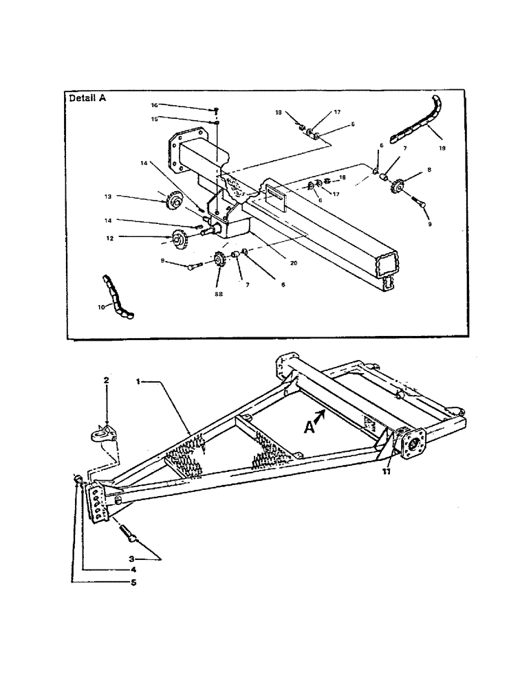 Схема запчастей Case IH 1002 - (36) - MAIN FRAME ASSEMBLY 