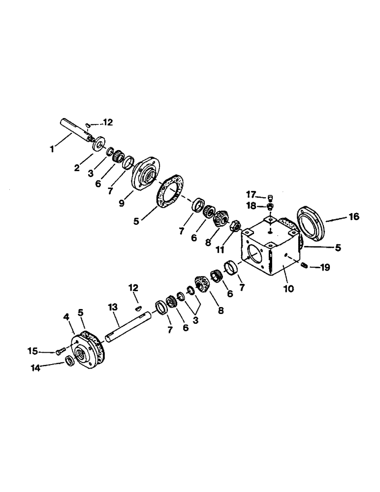 Схема запчастей Case IH 2400 - (E43) - 101908 GEARBOX PARTS 