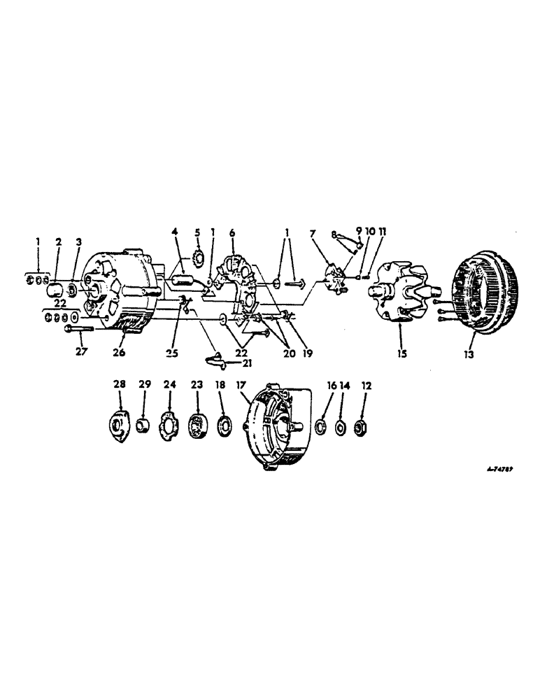 Схема запчастей Case IH 2444 - (G-04) - ELECTRICAL SYSTEM, ALTERNATOR GENERATOR, DELCO REMY (06) - ELECTRICAL SYSTEMS