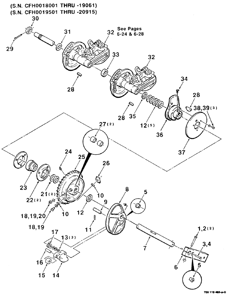 Схема запчастей Case IH 8530 - (6-22) - KNOTTER CONTROL ASSEMBLY (RASSPE) (S.N. CFH0018001 THRU CFH0019061)(S.N. CFH0019501 THRU CFH0020915) (14) - BALE CHAMBER