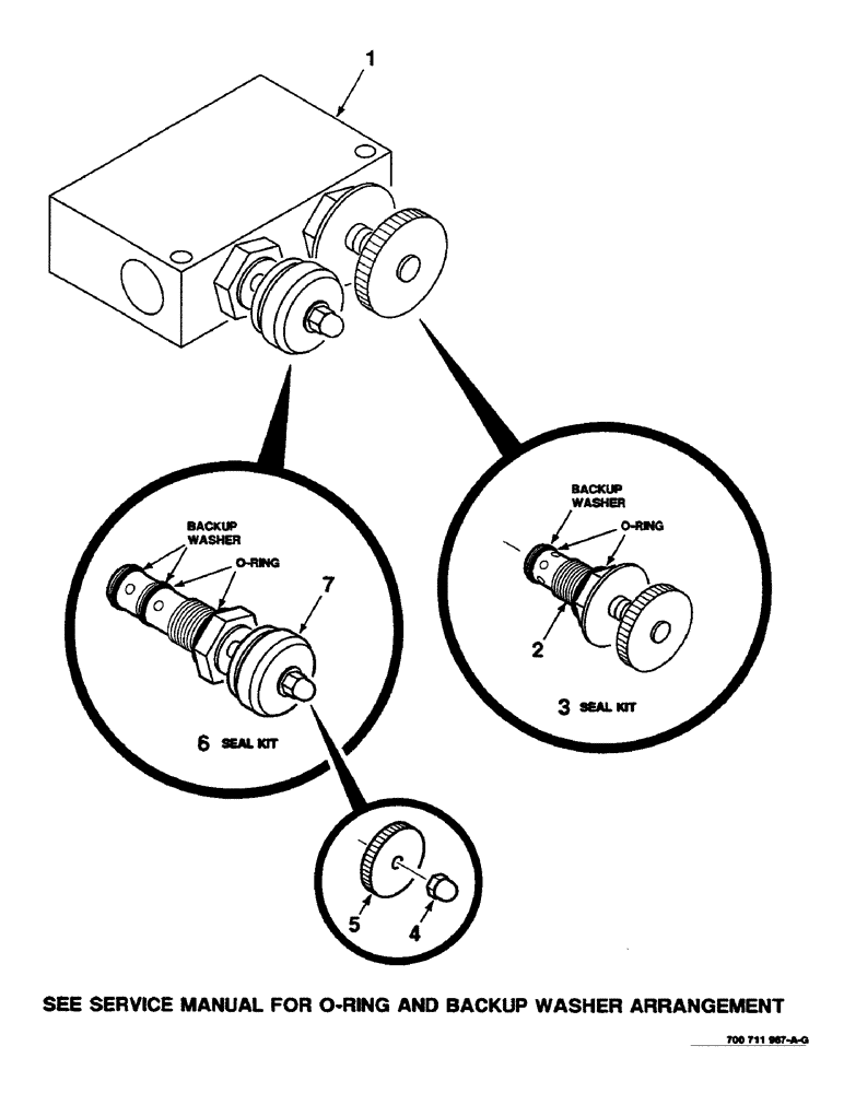 Схема запчастей Case IH 8460 - (9-86) - MESH WRAP HYDRAULIC CONTROL VALVE ASSEMBLY, HY/COMP, 700711967 CONTROL VALVE COMPLETE, Decals & Attachments