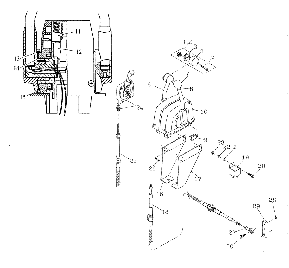 Схема запчастей Case IH 7700 - (A11[11]) - PEDESTAL CONTROLS Mainframe & Functioning Components