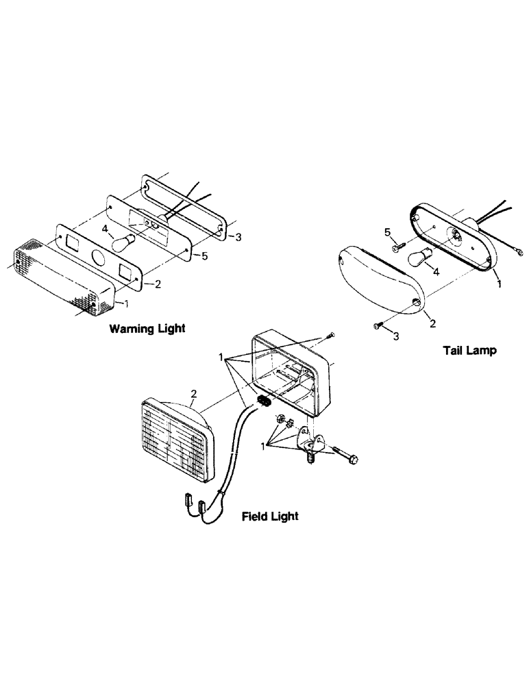 Схема запчастей Case IH STEIGER - (02-21) - LIGHT ASSEMBLIES (06) - ELECTRICAL