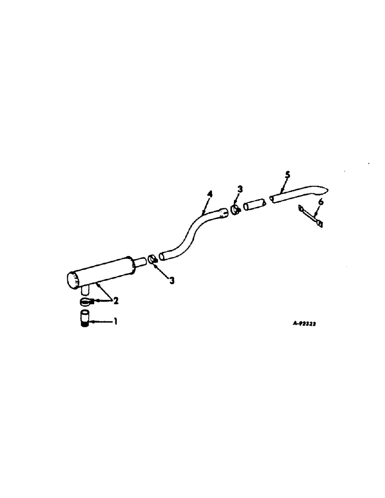 Схема запчастей Case IH C-146 - (D-32) - MUFFLER, 660, 770, AND HI-CLEAR SPRAYERS 