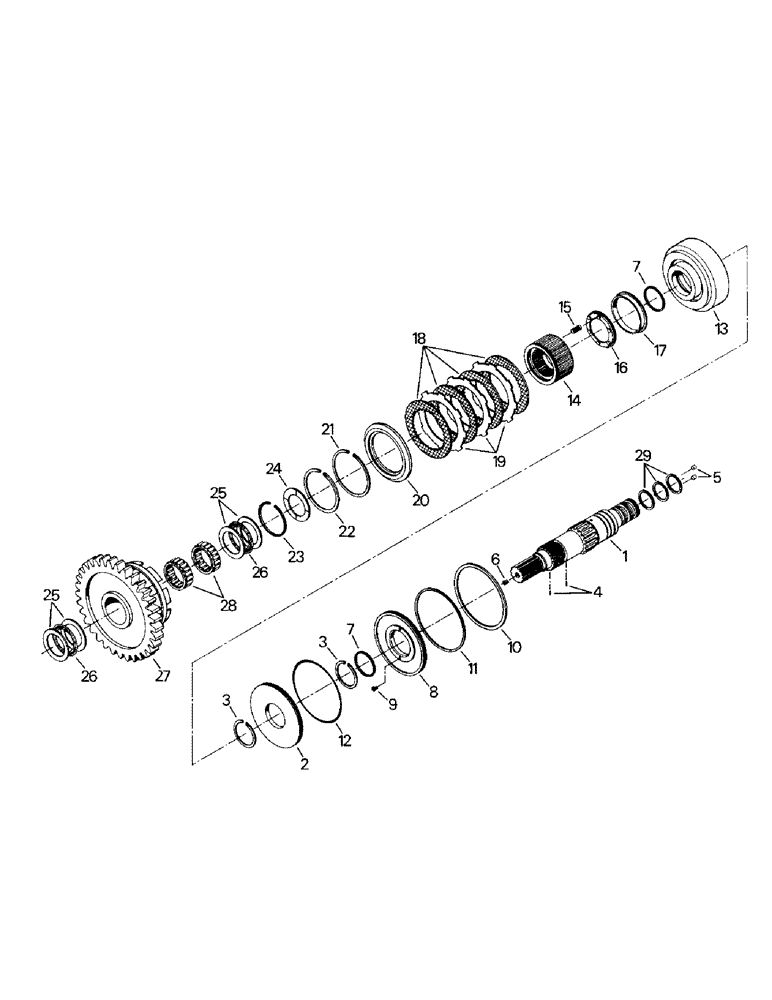 Схема запчастей Case IH STEIGER - (10-18) - PTO CLUTCH AND SHAFT ASSEMBLY Options & Miscellaneous