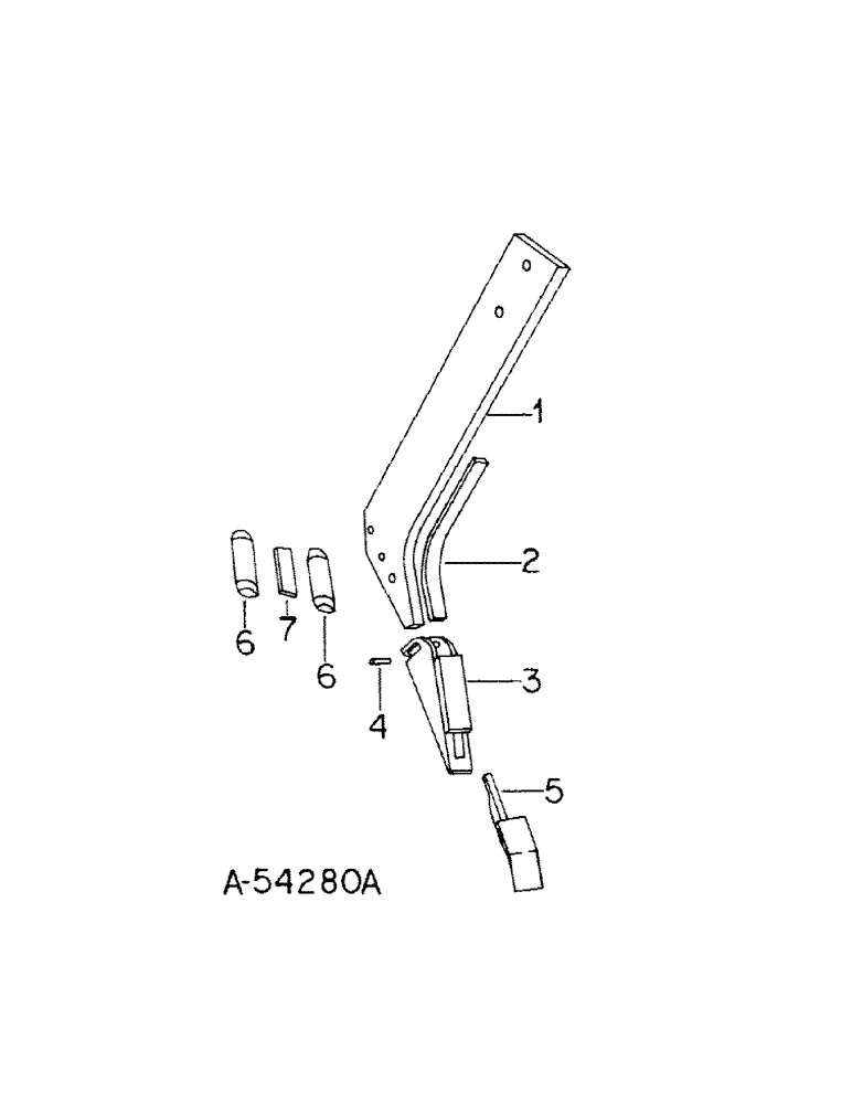 Схема запчастей Case IH 6 FARM - (A-03[A]) - SUBSOILER STANDARD 