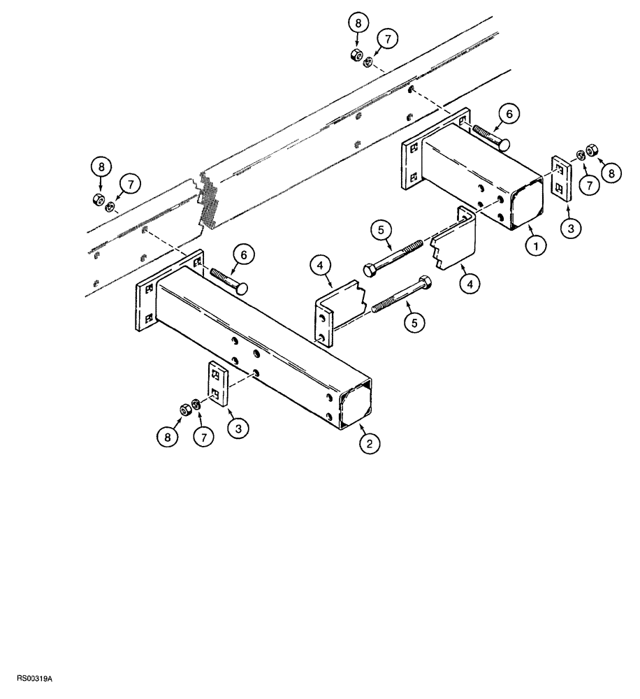 Схема запчастей Case IH 5700 - (9-066) - FRAME EXTENSIONS, LEVEL LIFT MODELS, FLAT FOLD, 17 FOOT THROUGH 27 FOOT WIDE (18) - MISCELLANEOUS