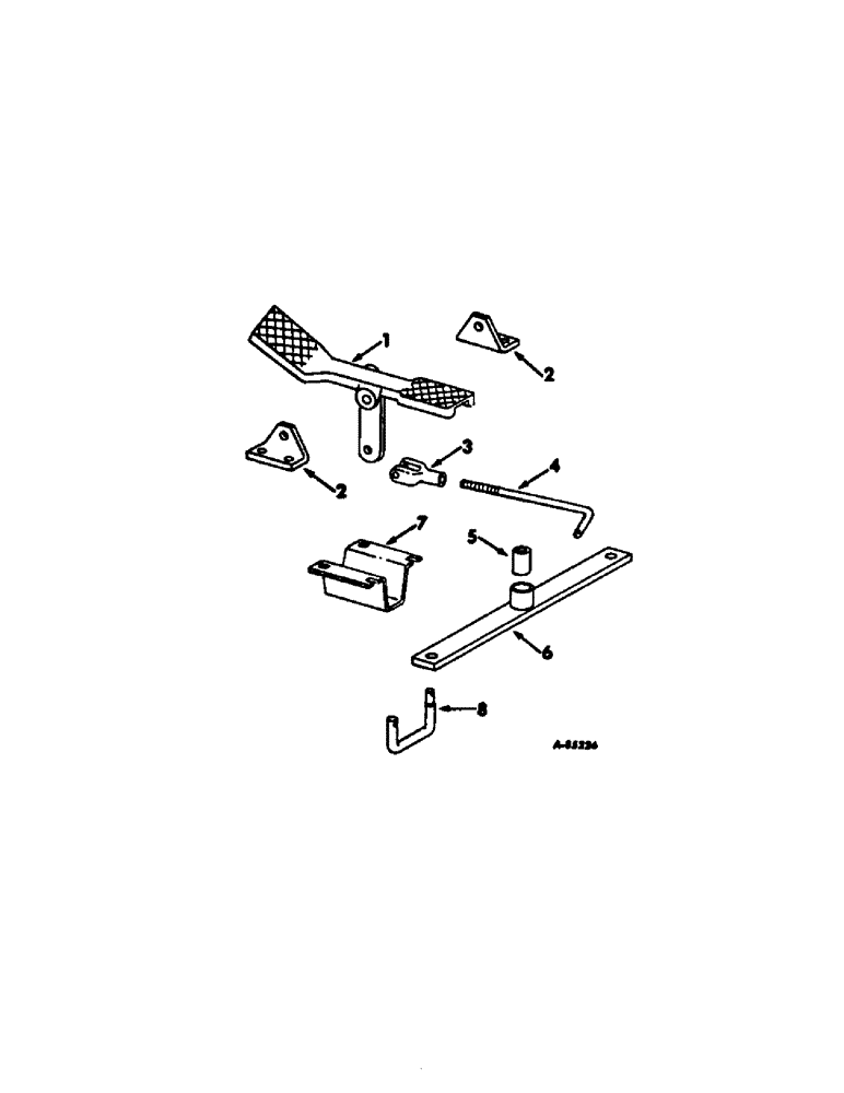 Схема запчастей Case IH 95 - (19-08) - BASKET AND CONVEYOR, BASKET DISTRIBUTOR ATTACHMENT, CONTROL PEDAL Basket & Conveyor