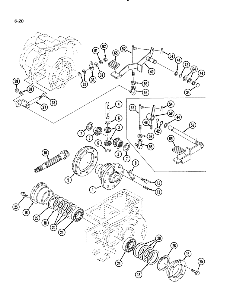 Схема запчастей Case IH 1140 - (6-20) - FINAL DRIVE (06) - POWER TRAIN