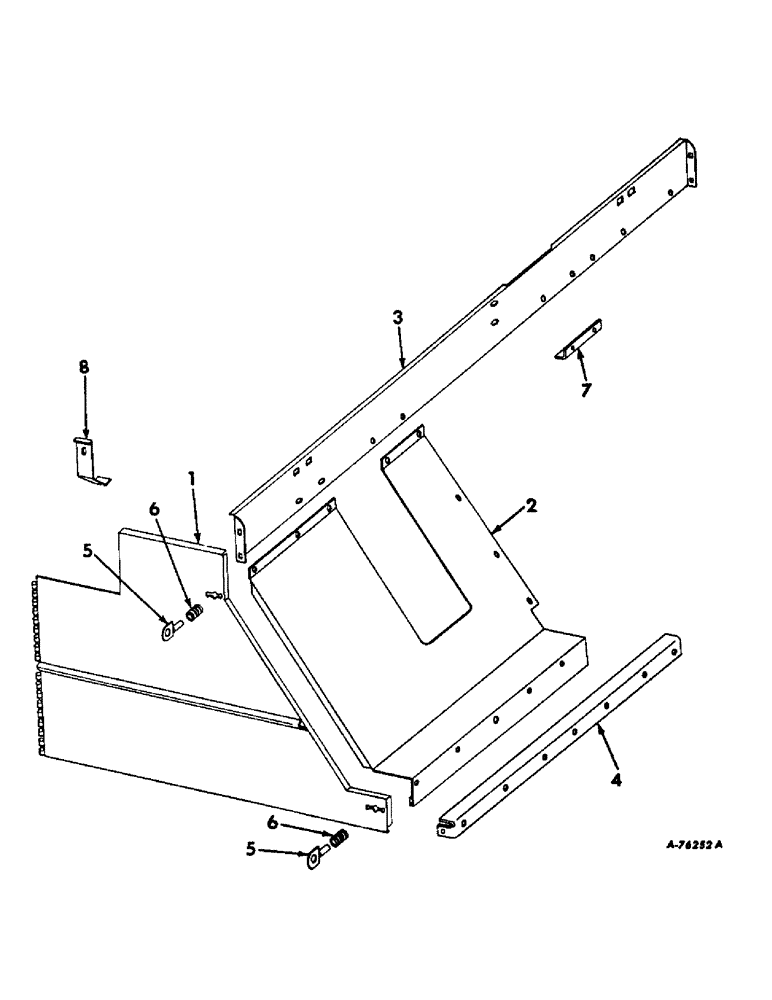 Схема запчастей Case IH 315 - (R-06) - SEPARATOR, SEPARATOR SHIELDS Separation