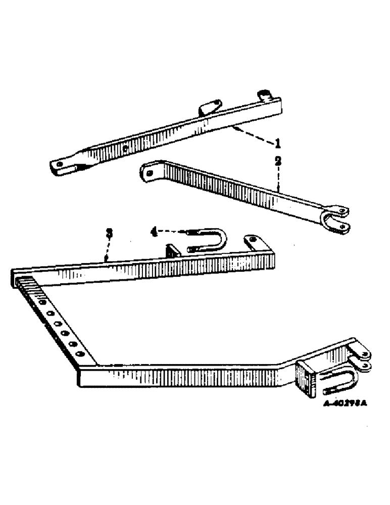 Схема запчастей Case IH 130 - (09-7) - FRAME, AUXILIARY DRAWBAR, FOR TRACTORS EQUIPPED WITH FAST-HITCH (12) - FRAME