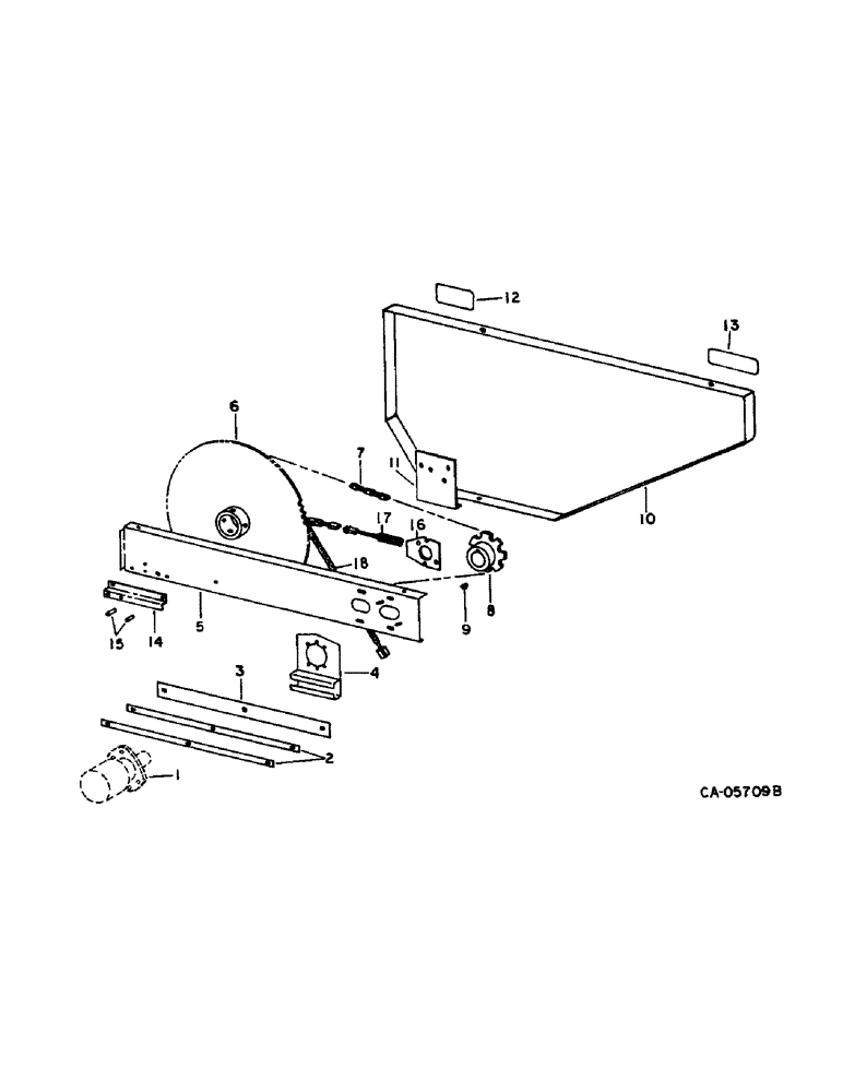 Схема запчастей Case IH 810 - (C-65) - REEL, HYDRAULIC REEL DRIVE, SERIAL NO. 30001 AND ABOVE (58) - ATTACHMENTS/HEADERS