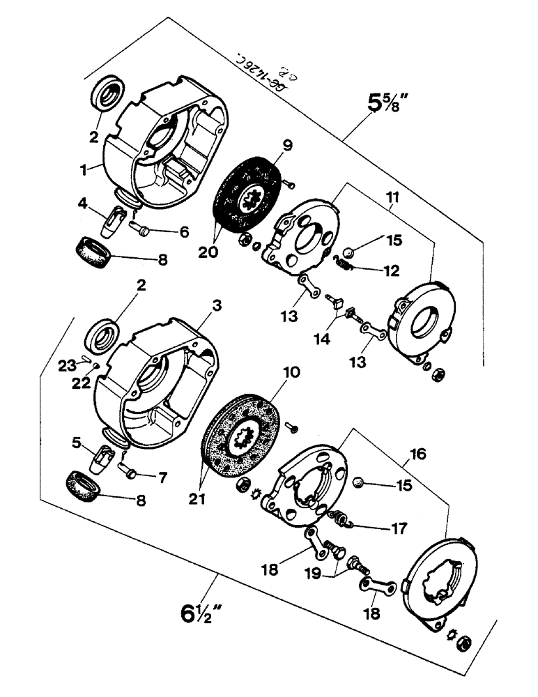 Схема запчастей Case IH 433 - (04-02) - FOOT BRAKE (5.1) - BRAKES