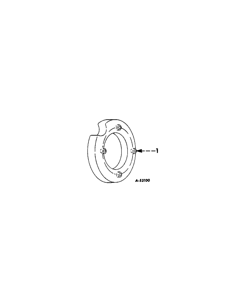 Схема запчастей Case IH 2404 - (099[A]) - WHEELS, FRONT WHEEL WEIGHTS (11) - WHEELS