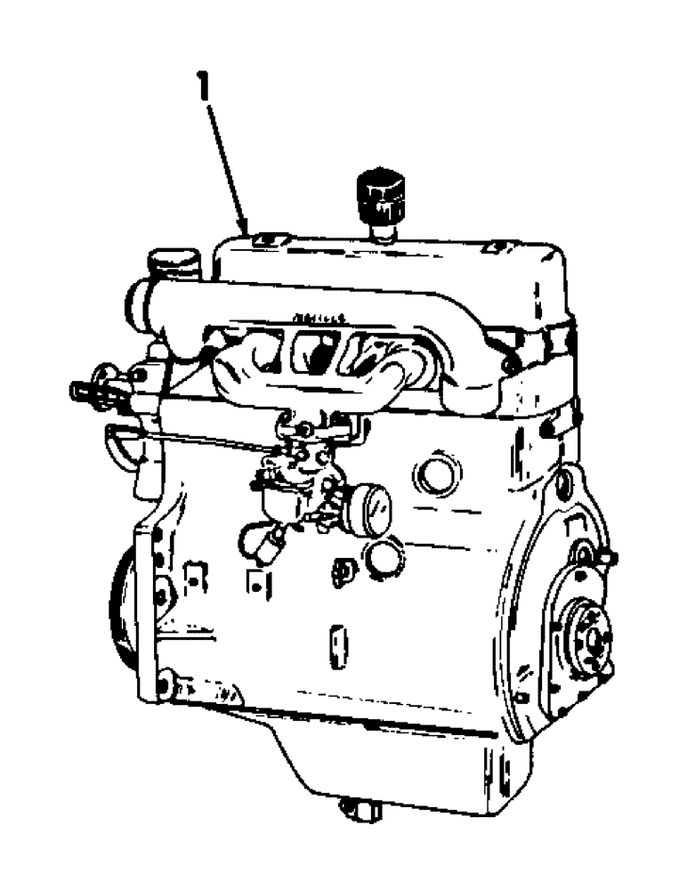 Схема запчастей Case IH 275 - (C-02) - CARBURETED ENGINES (01) - ENGINE